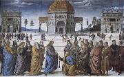 Christian kingdom of heaven will be the key to St. Peter's Pietro Perugino